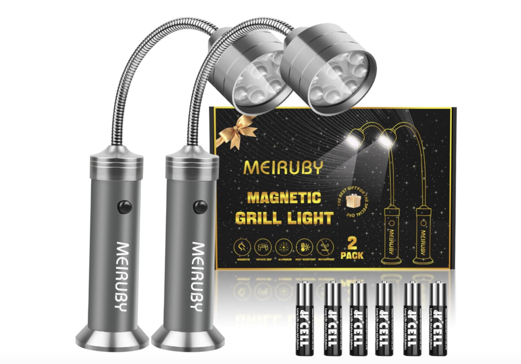 magnetic grill light set, stocking stuffer ideas for men